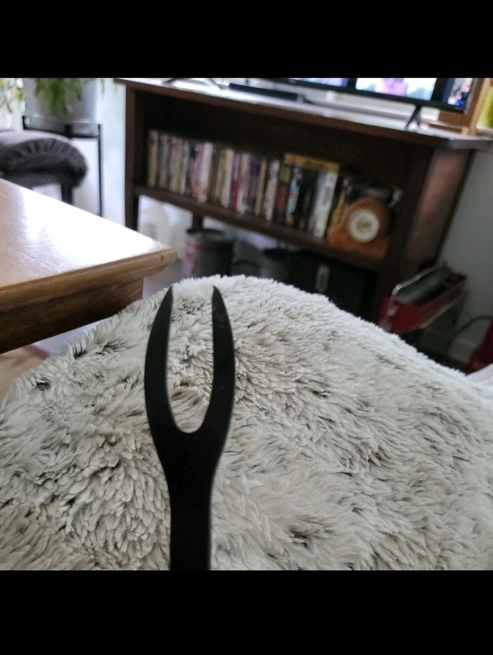 Vintage Calphalon Black Nylon Plastic Meat Serving Fork